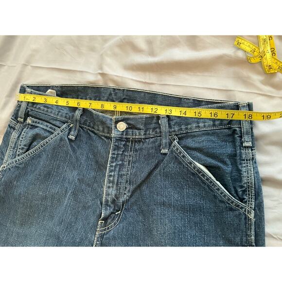 Signature by Levi Strauss & Co Gold Label Carpenter Jeans Mens Fit 34x32 Baggy - Picture 6 of 8